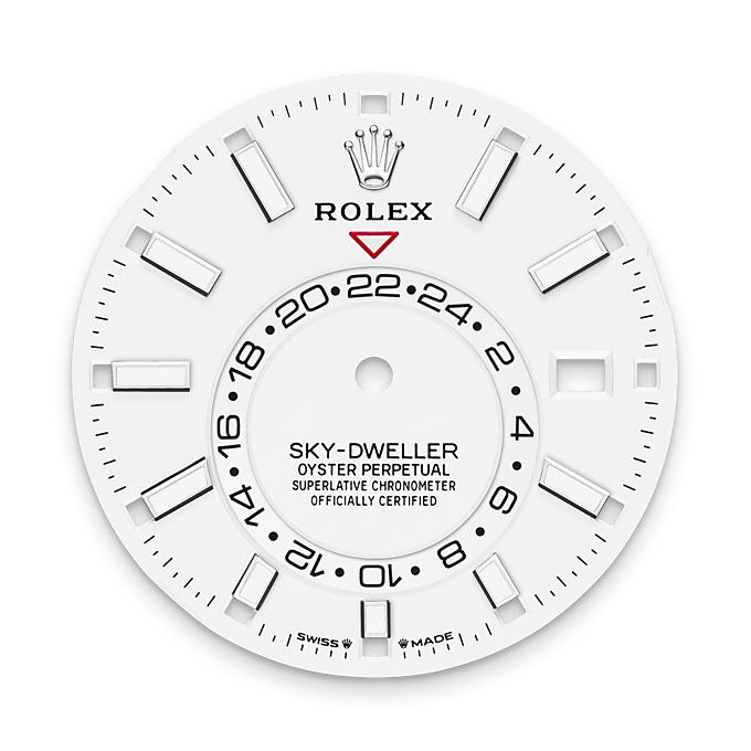 Rolex Sky-Dweller, 42mm, Oystersteel and 18k White Gold, Ref# 336934-0004, Dial