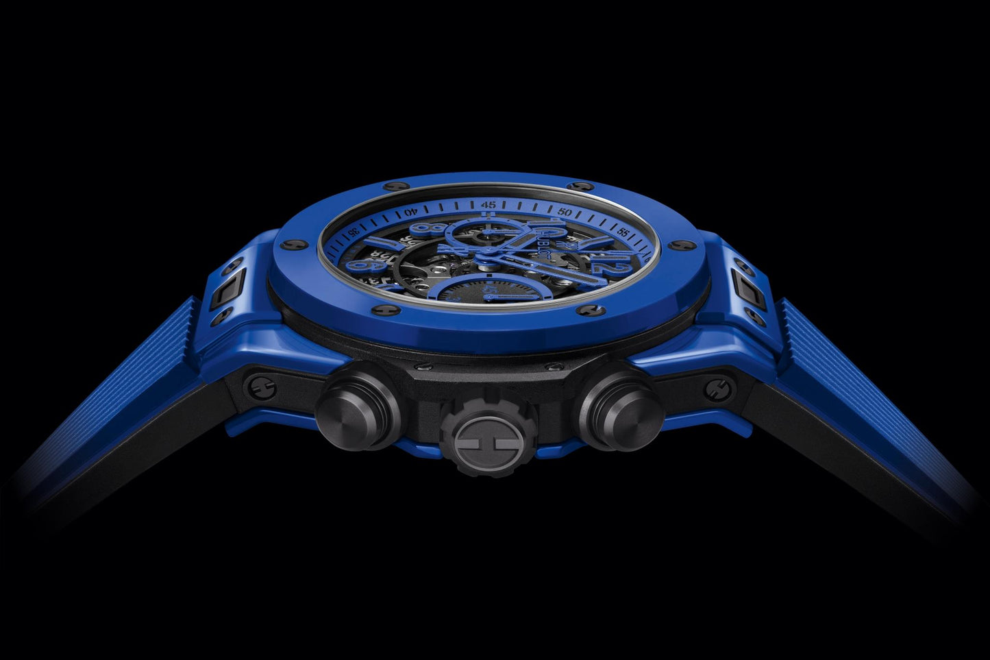 Hublot unico 2024 blue magic