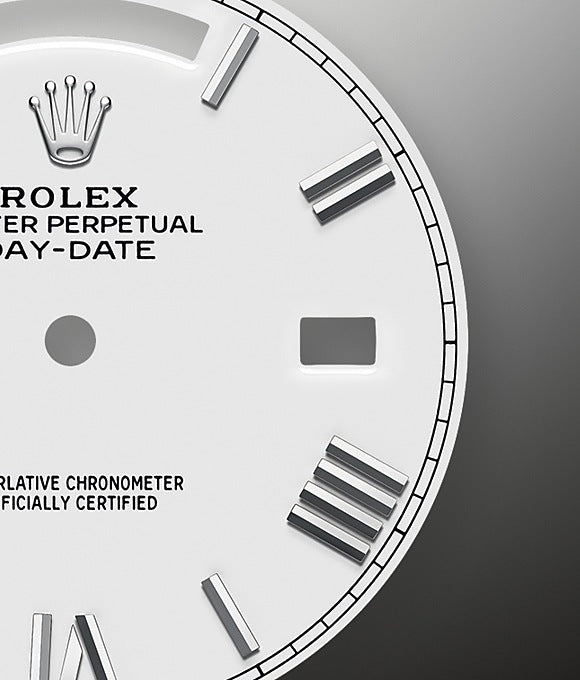 Dial Rolex Day-Date 40 White gold Ref# 228349RBR-0039