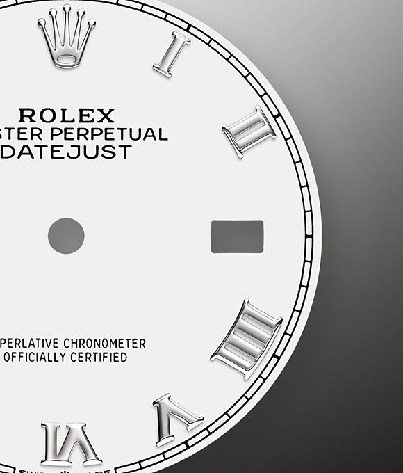 Dial Rolex Datejust 36 Oystersteel and white gold Ref# 126284RBR-0017