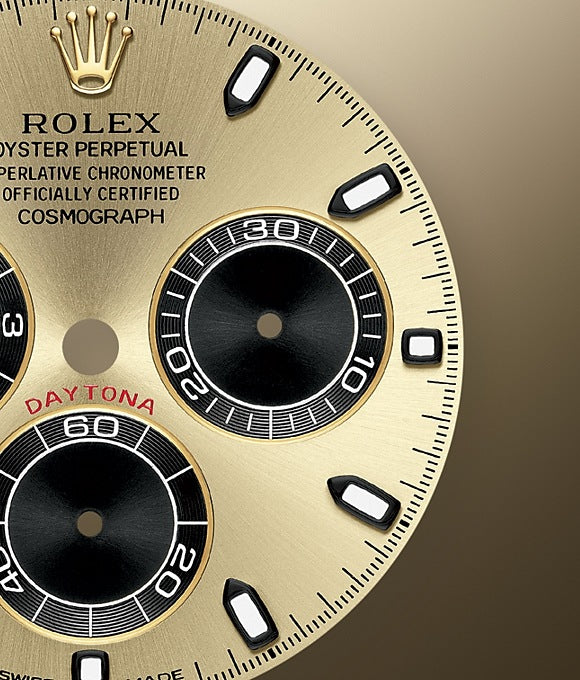 Dial Rolex Cosmograph Daytona 40 mm 18 ct yellow gold Ref# 116508-0014