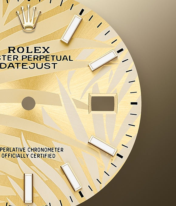 Dial Rolex Datejust 36 Oystersteel and yellow gold Ref# 126283RBR-0024
