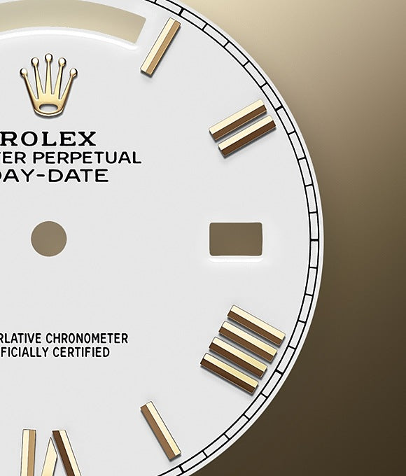 Dial Rolex Day-Date 40 Yellow gold Ref# 228348RBR-0034