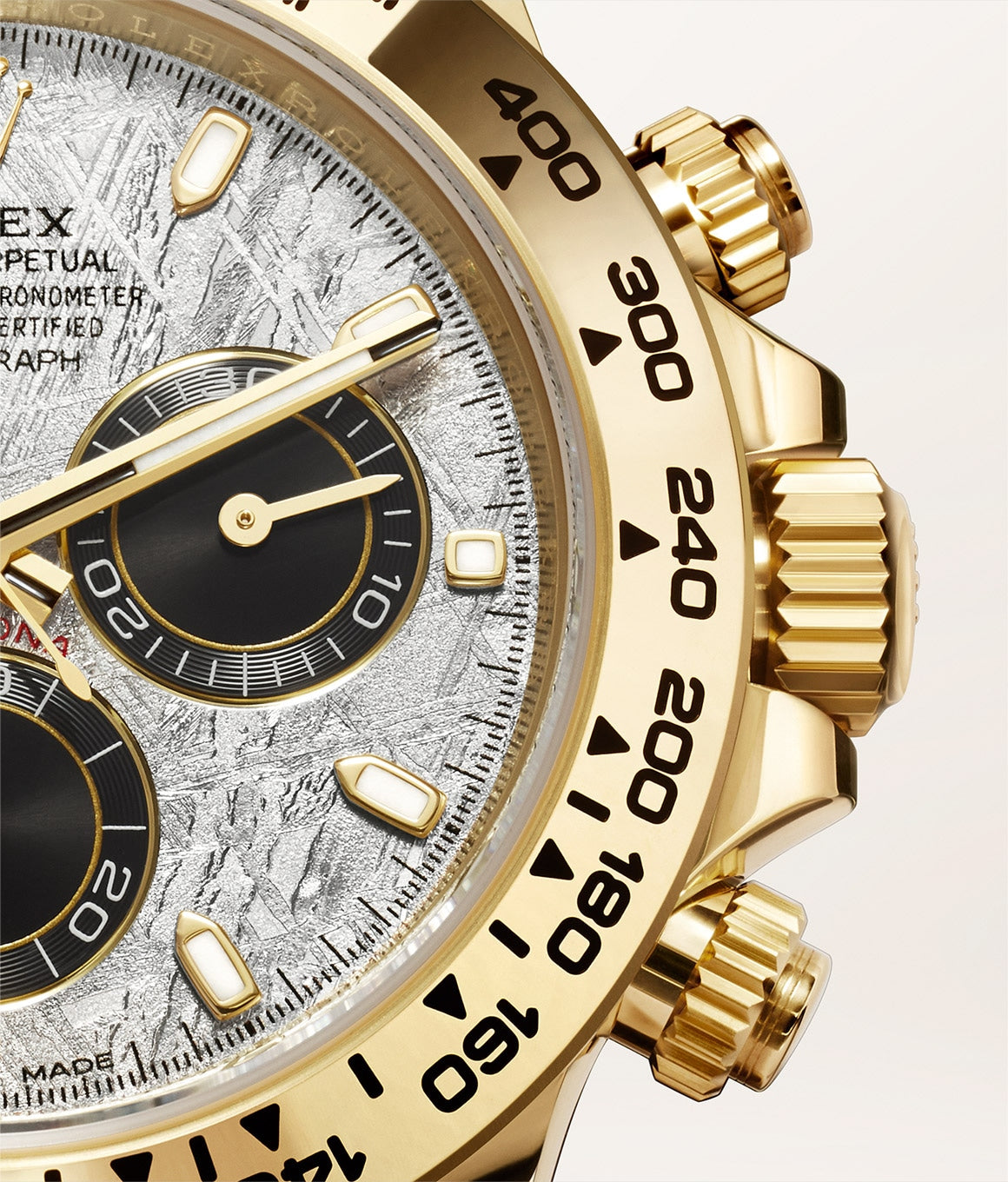 Dial Rolex Cosmograph Daytona 40 mm 18 ct yellow gold Ref# 116508-0015