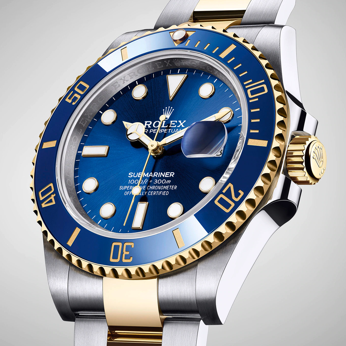 Rolex Submariner Date 41mm Two Tone Blue Dial 126613LB