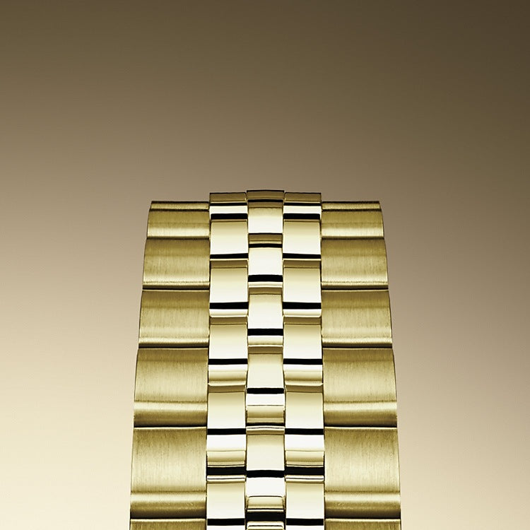 Rolex Lady-Datejust 28, 18kt Yellow Gold and diamonds, Ref# 279138RBR-0013, Bracelet