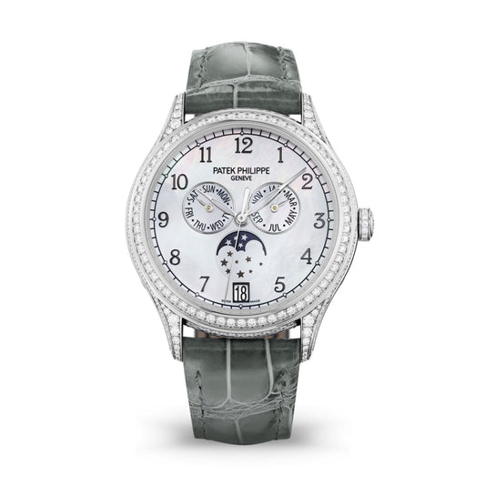 Patek Philippe Complication, 18k White Gold set with 388 diamonds (~2,92 ct), 38mm, Annual Calendar Ref# 4948G-010