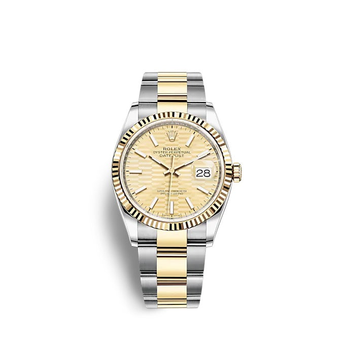 Rolex Datejust 36 Oystersteel and yellow gold Ref# 126233-0040