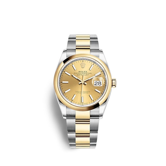 Rolex Datejust 36 Oystersteel and yellow gold Ref# 126203-0016