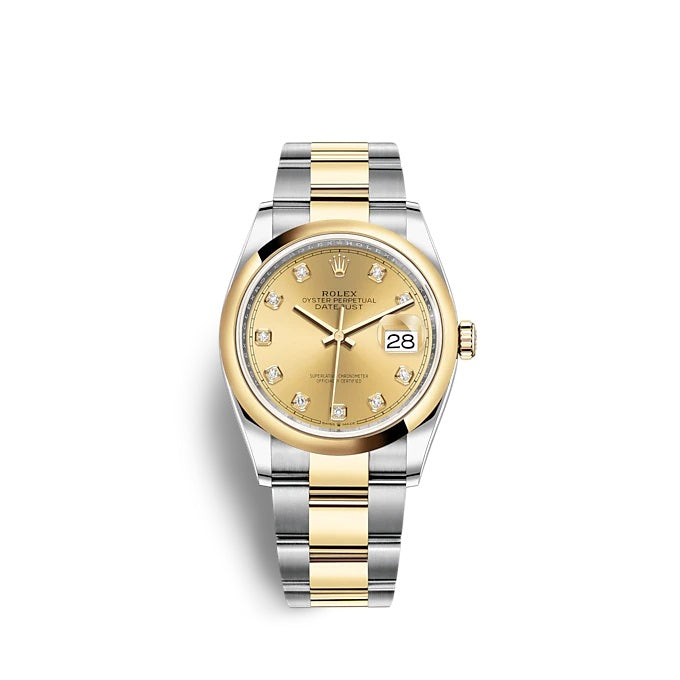 Rolex Datejust 36 Oystersteel and yellow gold Ref# 126203-0018