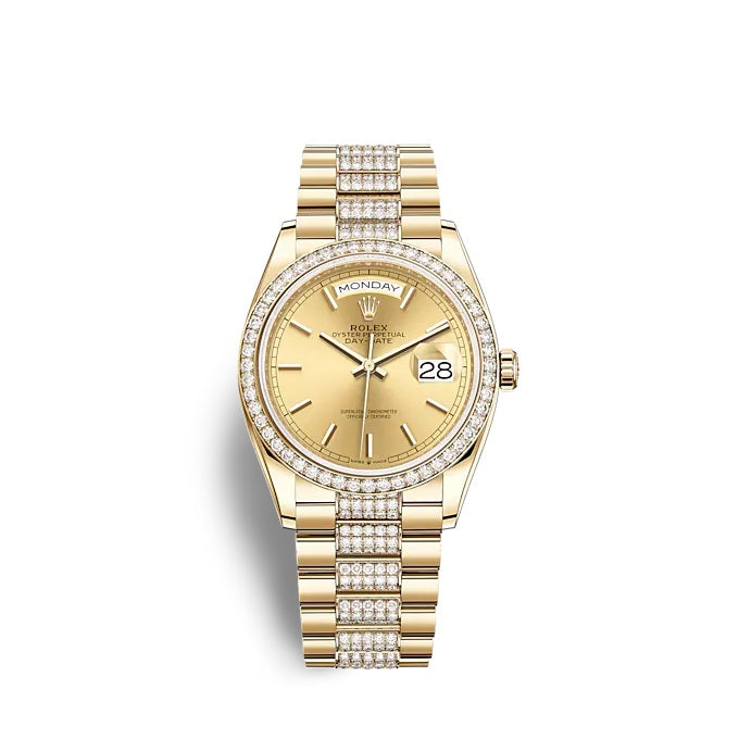 Rolex Day-Date 36 Yellow gold Ref# 128348RBR-0027