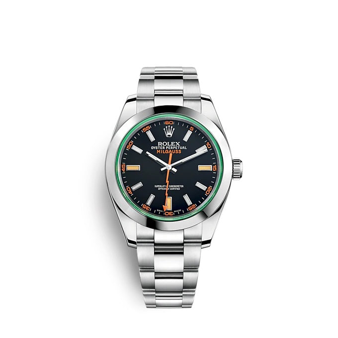 Rolex Milgauss 40 mm Oystersteel Ref#  M116400GV-0001