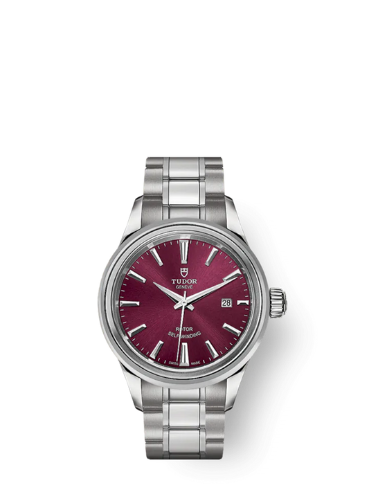 Tudor Style, Stainless Steel, 28mm, Ref# M12100-0011