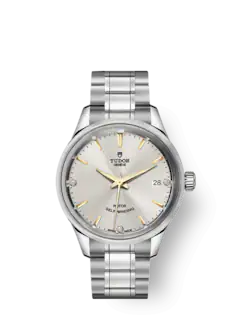 Tudor Style, Stainless Steel and Diamond-set, 34mm, Ref# M12300-0019