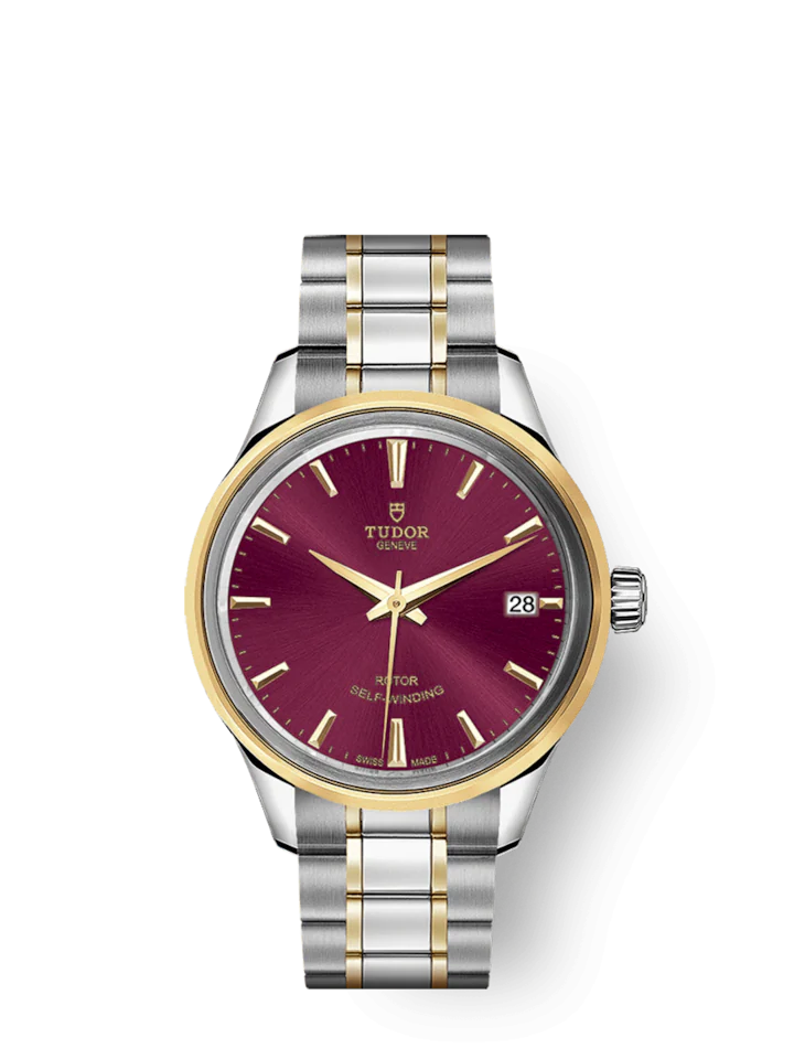 Tudor Style, Stainless Steel and Yellow Gold, 34mm, Ref# M12303-0013