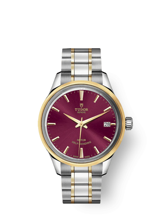 Tudor Style, Stainless Steel and Yellow Gold, 34mm, Ref# M12303-0013