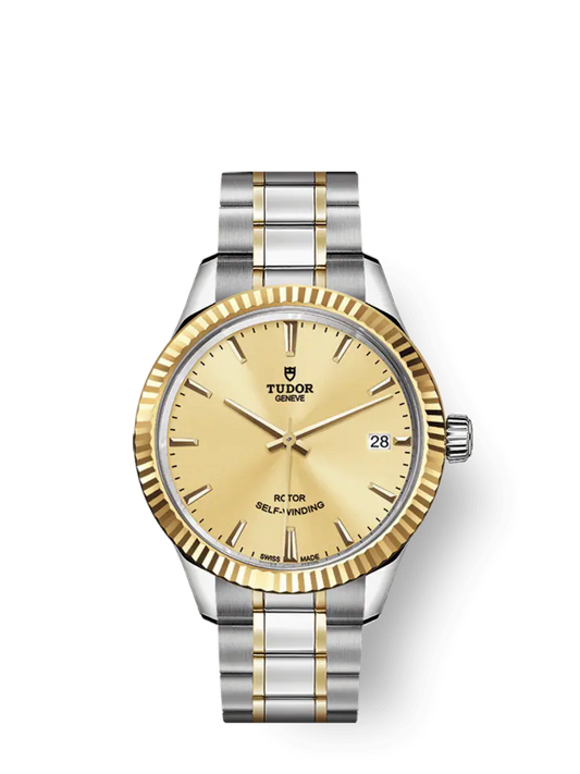 Tudor Style, Stainless Steel and Yellow Gold, 34mm, Ref# M12313-0001