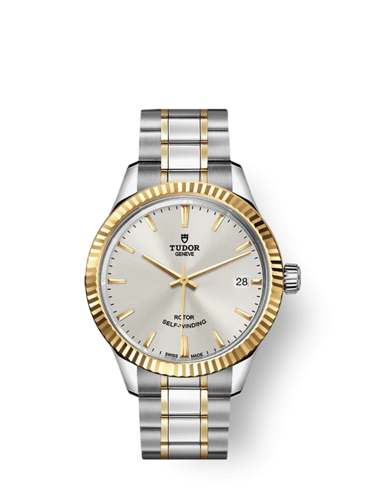 Tudor Style, Stainless Steel and Yellow Gold, 34mm, Ref# M12313-0003