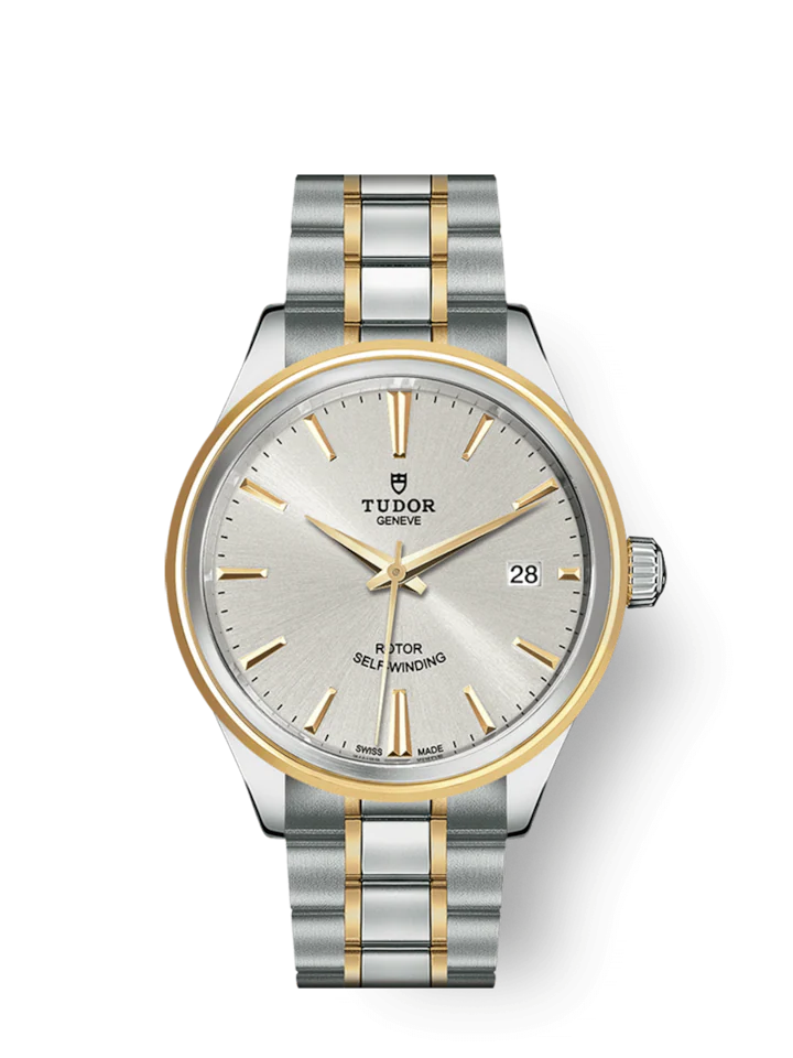 Tudor Style, Stainless Steel and Yellow Gold, 38mm, Ref# M12503-0002