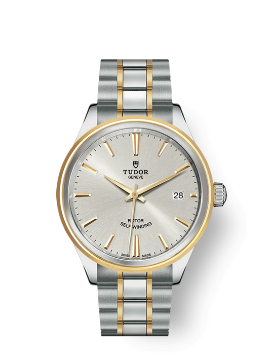 Tudor Style, Stainless Steel and Yellow Gold, 38mm, Ref# M12503-0002