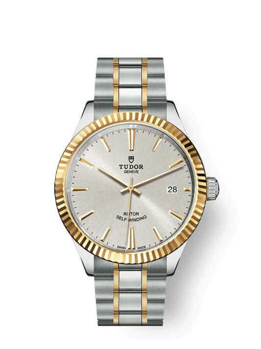 Tudor Style, Stainless Steel and Yellow Gold, 38mm, Ref# M12513-0003