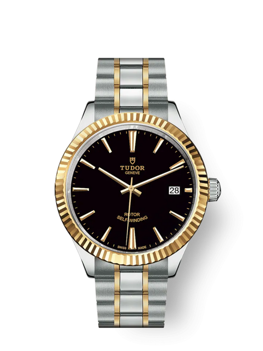 Tudor Style, Stainless Steel and Yellow Gold, 38mm, Ref# M12513-0005