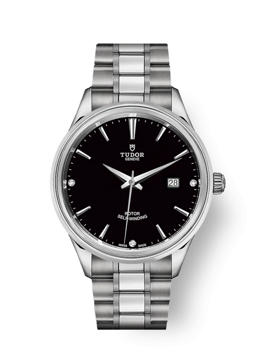 Tudor Style, Stainless Steel and Diamond-set, 41mm, Ref# M12700-0004