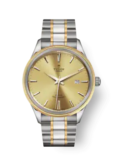 Tudor Style, Stainless Steel and Yellow Gold, 41mm, Ref# M12703-0001