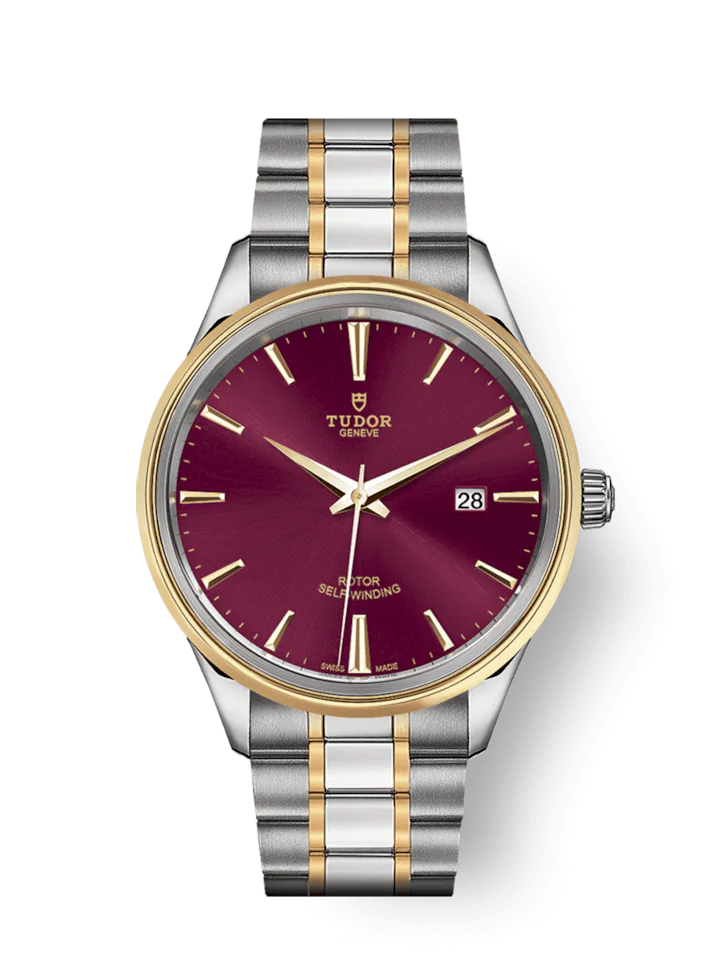 Tudor Style, Stainless Steel and Yellow Gold, 41mm, Ref# M12703-0013