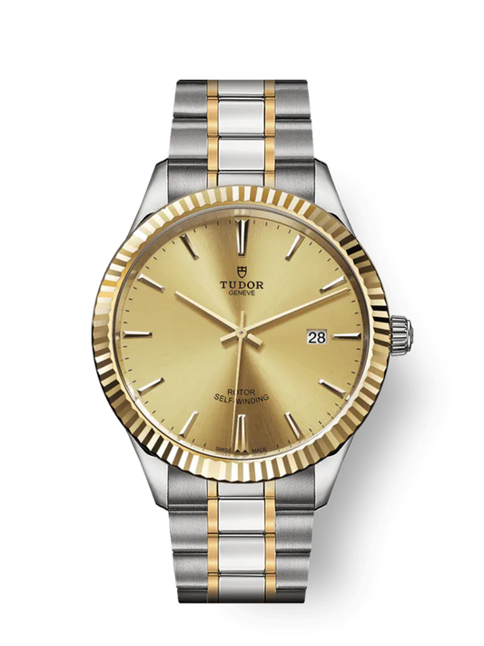 Tudor Style, Stainless Steel and Yellow Gold, 41mm, Ref# M12713-0001