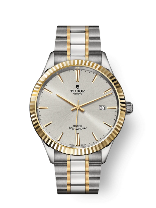 Tudor Style, Stainless Steel and Yellow Gold, 41mm, Ref# M12713-0003