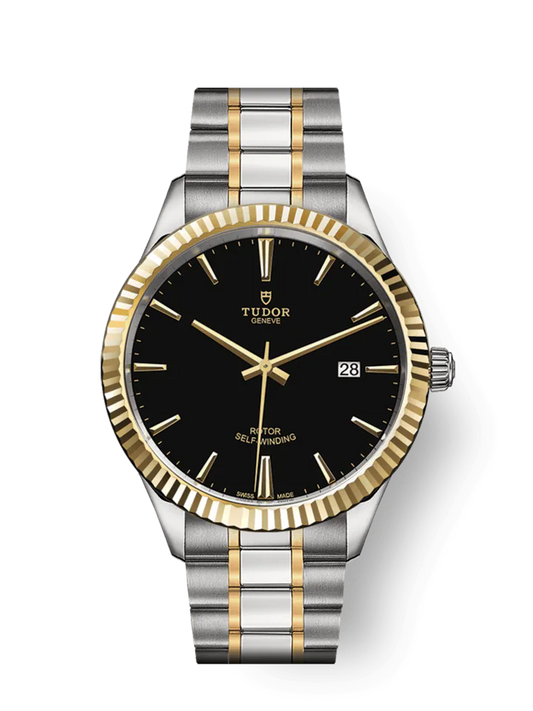 Tudor Style, Stainless Steel and Yellow Gold, 41mm, Ref# M12713-0005