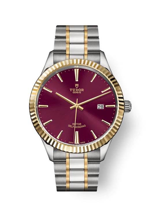 Tudor Style, Stainless Steel and Yellow Gold, 41mm, Ref# M12713-0013