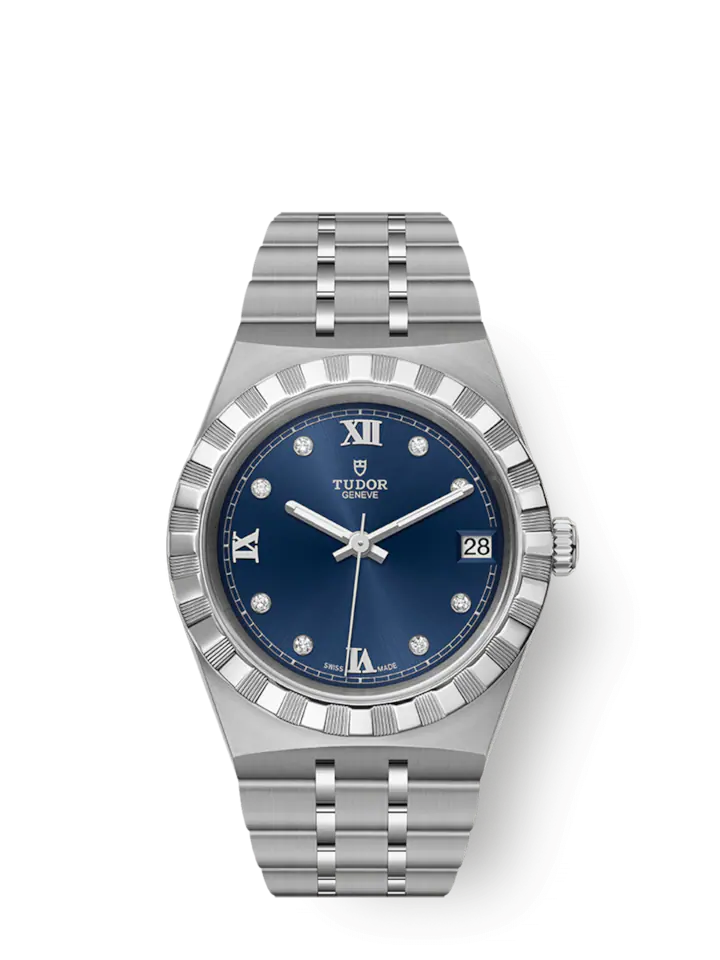 Tudor Royal, Stainless Steel and Diamond-set, 34mm, Ref# M28400-0007