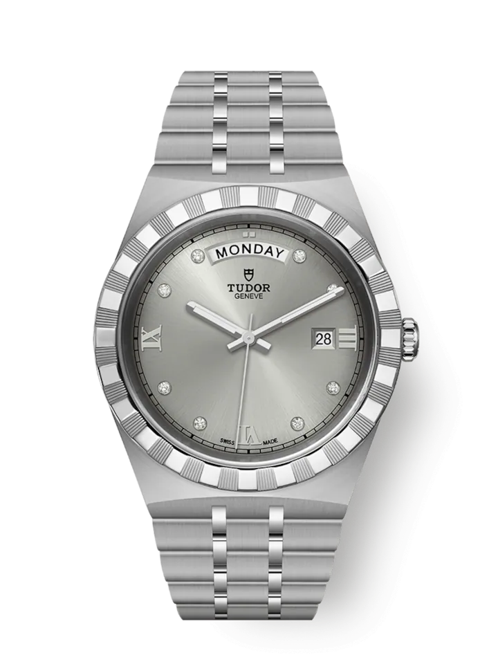 Tudor Royal, Stainless Steel and Diamond-set, 41mm, Ref# M28600-0002