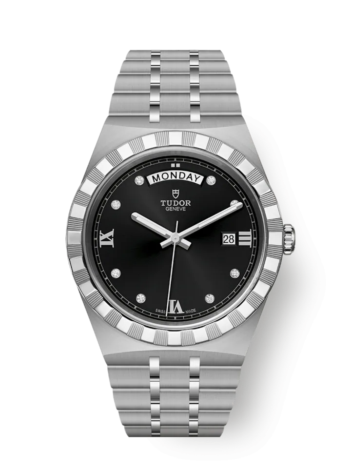 Tudor Royal, Stainless Steel and Diamond-set, 41mm, Ref# M28600-0004