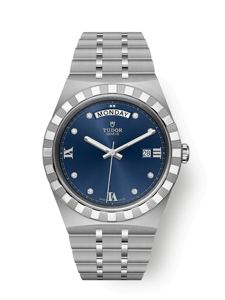 Tudor Royal, Stainless Steel and Diamond-set, 41mm, Ref# M28600-0006