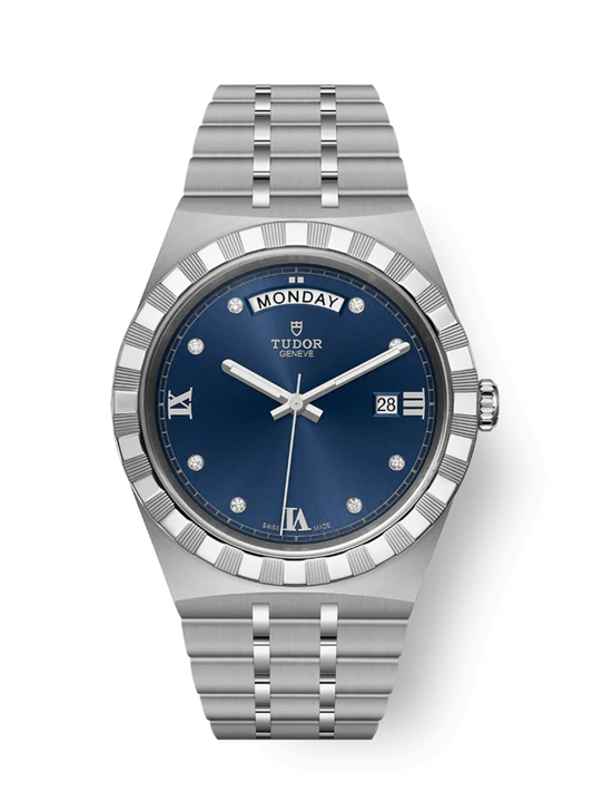 Tudor Royal, Stainless Steel and Diamond-set, 41mm, Ref# M28600-0006