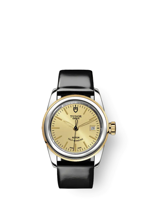 Tudor Glamour Date, Stainless Steel and 18k Yellow Gold, 26mm, Ref# M51003-0020