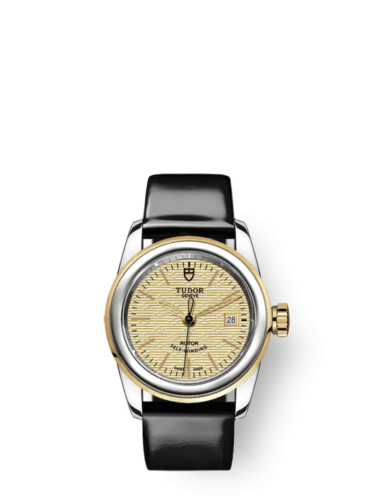 Tudor Glamour Date, Stainless Steel and 18k Yellow Gold, 26mm, Ref# M51003-0022