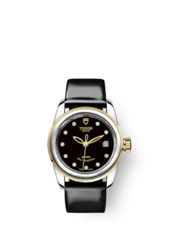 Tudor Glamour Date, Stainless Steel and 18k Yellow Gold with Diamond-set, 26mm, Ref# M51003-0023