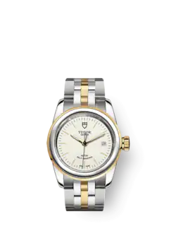 Tudor Glamour Date, Stainless Steel and 18k Yellow Gold, 26mm, Ref# M51003-0025