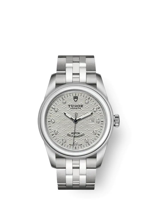 Tudor Glamour Date, Stainless Steel and Diamond-set, 31mm, Ref# M53000-0009