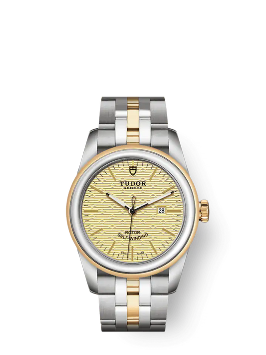 Tudor Glamour Date, Stainless Steel and 18k Yellow Gold, 31mm, Ref# M53003-0003