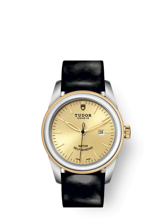 Tudor Glamour Date, Stainless Steel and 18k Yellow Gold, 31mm, Ref# M53003-0047