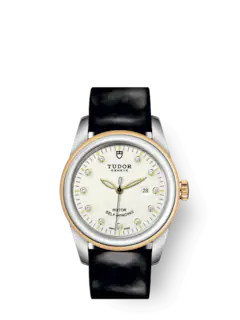 Tudor Glamour Date, Stainless Steel and 18k Yellow Gold with Diamond-set, 31mm, Ref# M53003-0078