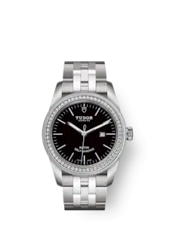 Tudor Glamour Date, Stainless Steel with Diamond-set bezel, 31mm, Ref# M53020-0008