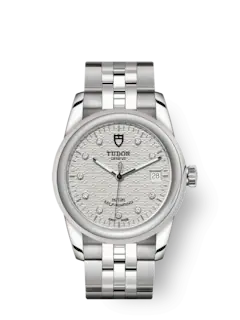 Tudor Glamour Date, Stainless Steel and Diamond-set, 36mm, Ref# M55000-0004