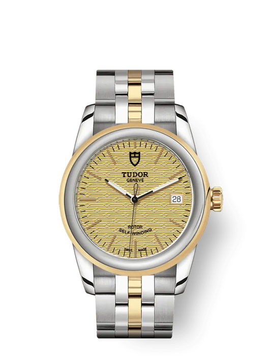 Tudor Glamour Date, Stainless Steel and 18k Yellow Gold 36mm, Ref# M55003-0003