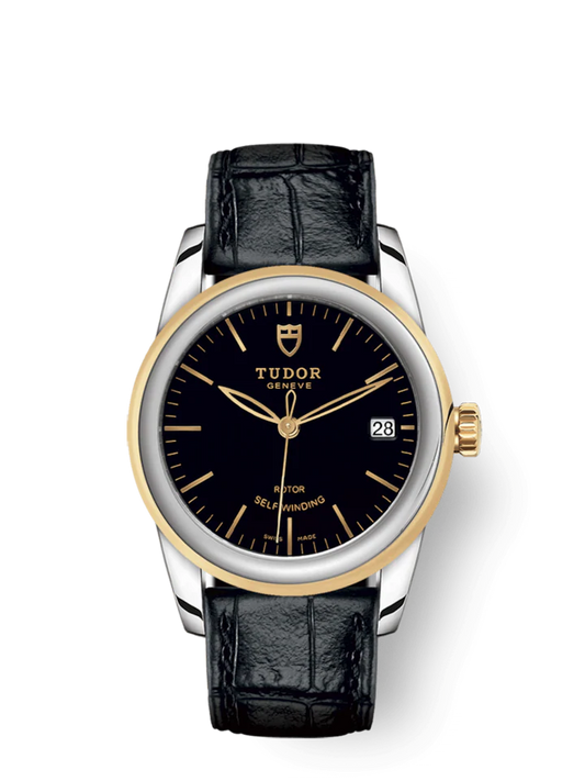 Tudor Glamour Date, Stainless Steel and 18k Yellow Gold, 36mm, Ref# M55003-0029